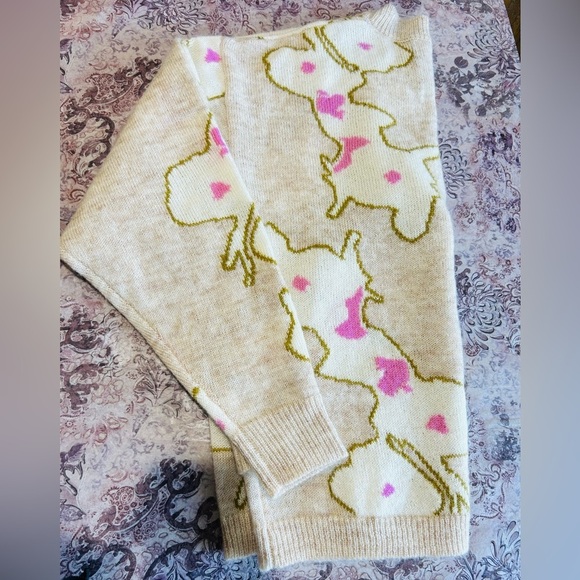 NWT Cynthia Rowley Intarsia Button Cardigan - Picture 9 of 12